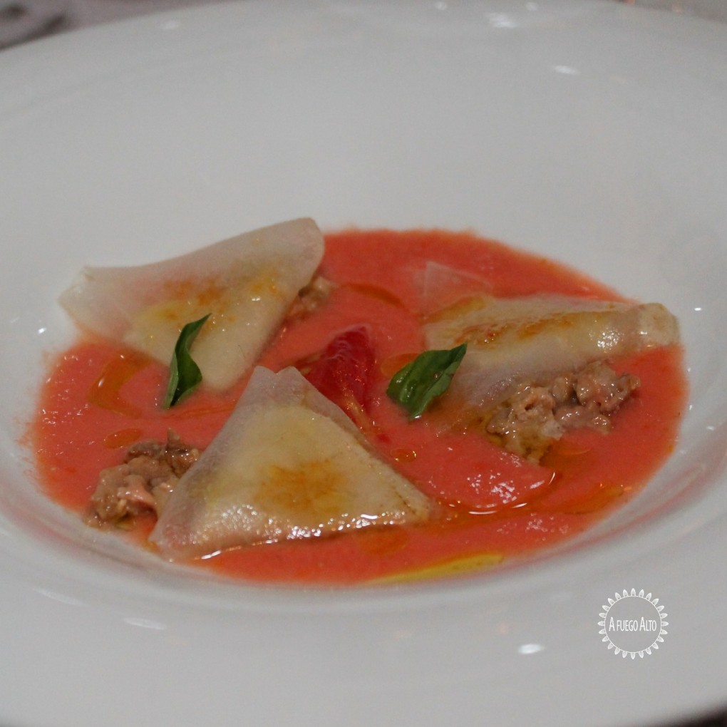 Ravioli melon - Xabi (Casa de Campo Food & Wine 2015)