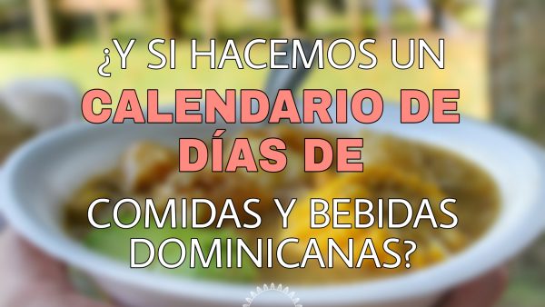 Calendario de días de comidas dominiicanas