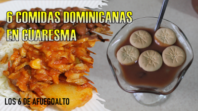 Seis comidas dominicanas de Cuaresma